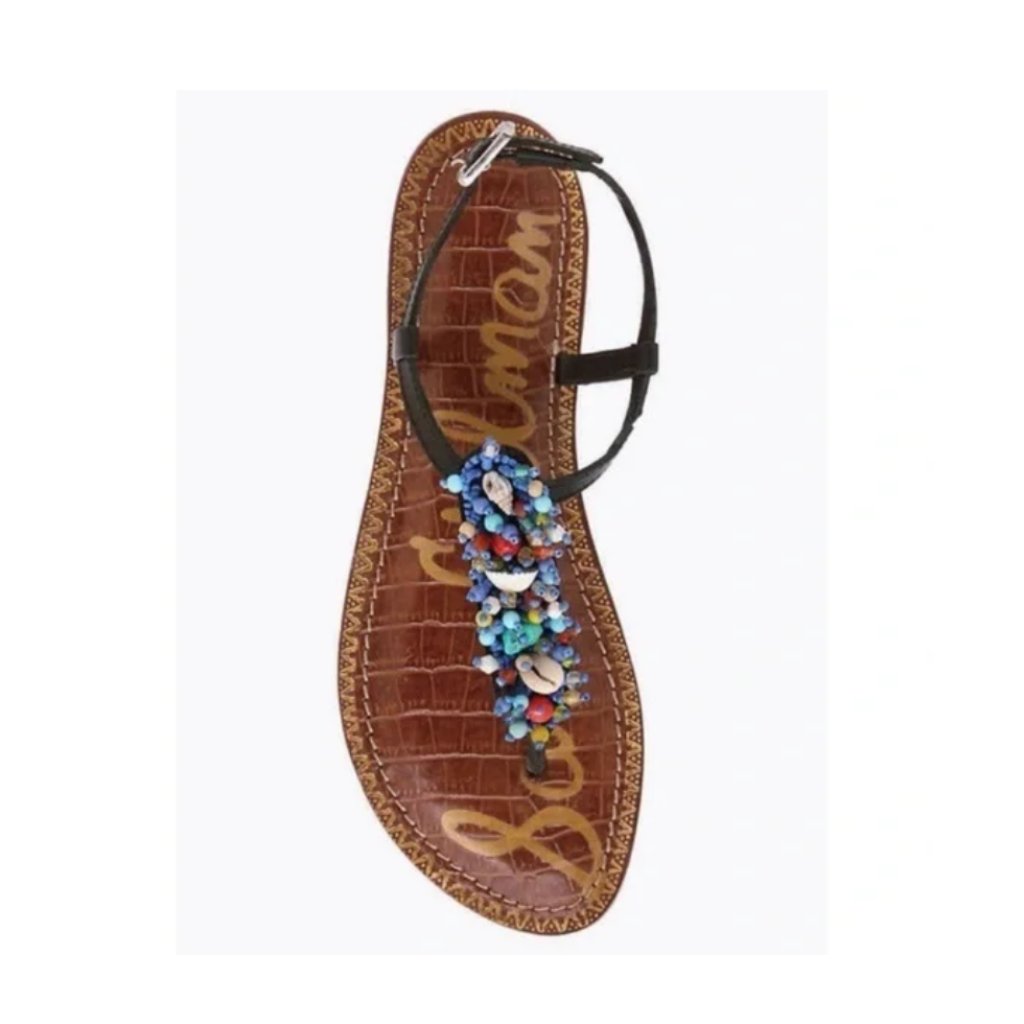 Sam Edelman Gabrielle Sandal In Turquoise Multi